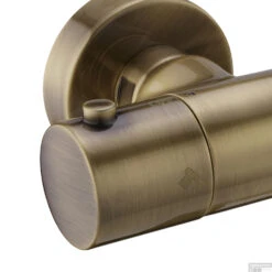 Badkraan Opbouw Salenzi Giro Gegalvaniseerd Geborsteld Messing Goud -Badkamermeubels 11aj15gbme0 detail