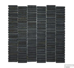 Mozaiek Parquet 1x4.8 30x30 Cm Marmer Grey (prijs Per M2)