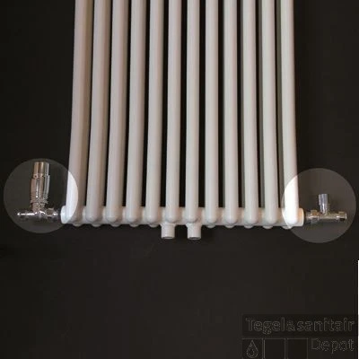 Radiator Aansluitset Wiesbaden Recht Chroom (Voor Zij-aansluiting) 3 Radiator Aansluitset Wiesbaden Recht Chroom (Voor Zij-aansluiting)