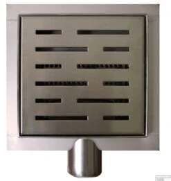 RVS Doucheput 20x20cm. Met Flens / 3de Generatie