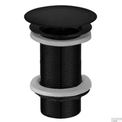 Vaste Waste Wiesbaden Caral Verlengd 5/4" Mat Zwart