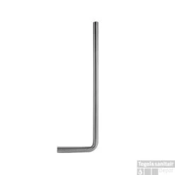 Vloerbuis Best Design Ore 80x20x3.2 Cm RVS