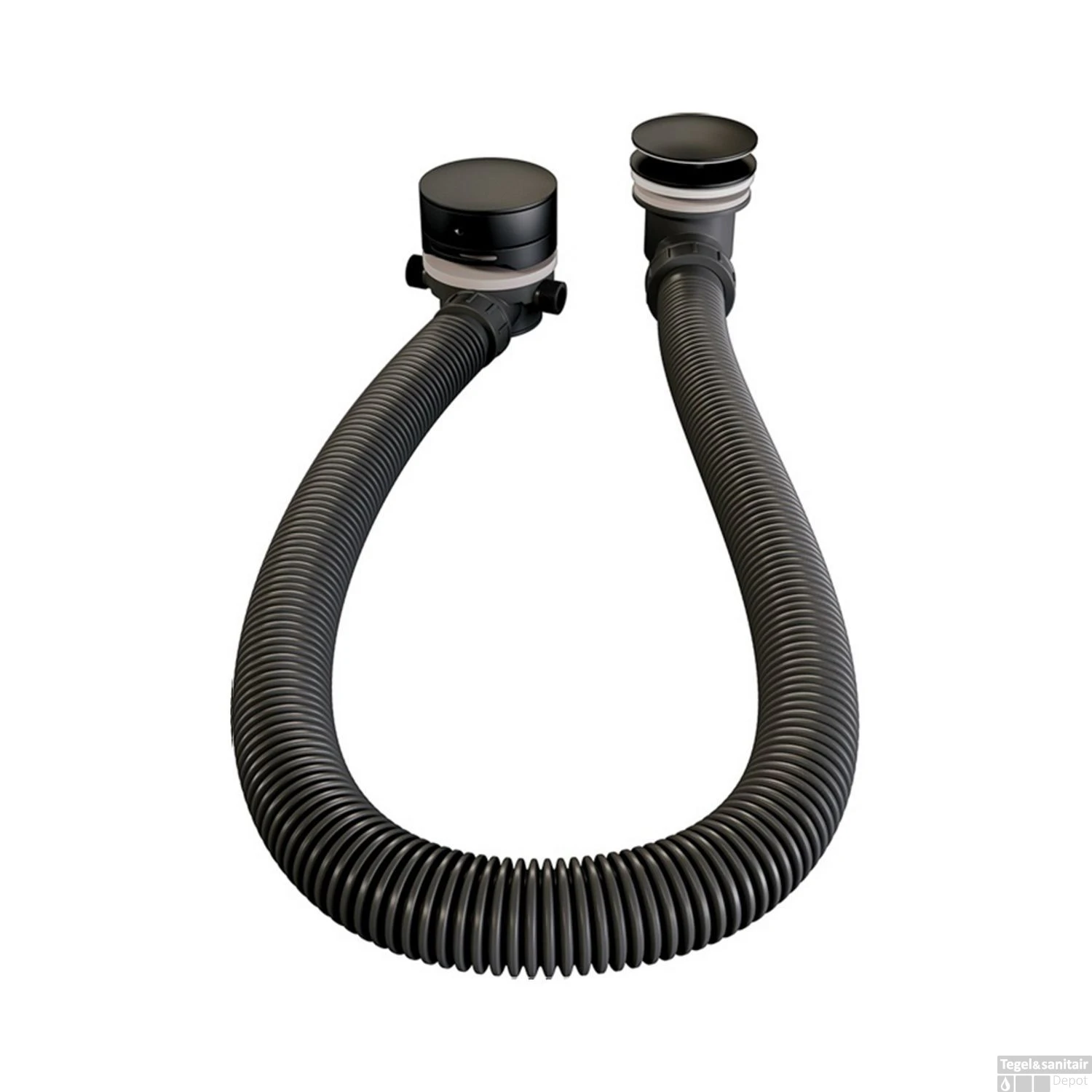 Badafvoer Met Overloop Badvulcombinatie Brauer Black Edition Mat Zwart 3 Badafvoer Met Overloop Badvulcombinatie Brauer Black Edition Mat Zwart