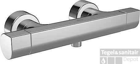 Hansa Tempra Style Douchethermostaat Sprong 151 Mm. Met S-kopp. Chroom 3 Hansa Tempra Style Douchethermostaat Sprong 151 Mm. Met S-kopp. Chroom