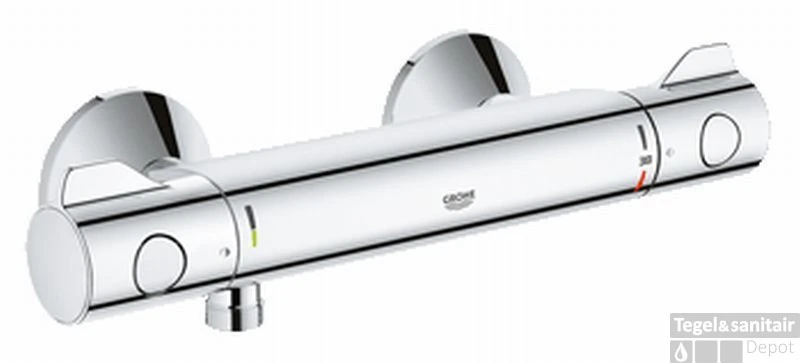 Grohe Grohtherm 800 Douchethermostaat Met Kopp. Chroom 3 Grohe Grohtherm 800 Douchethermostaat Met Kopp. Chroom