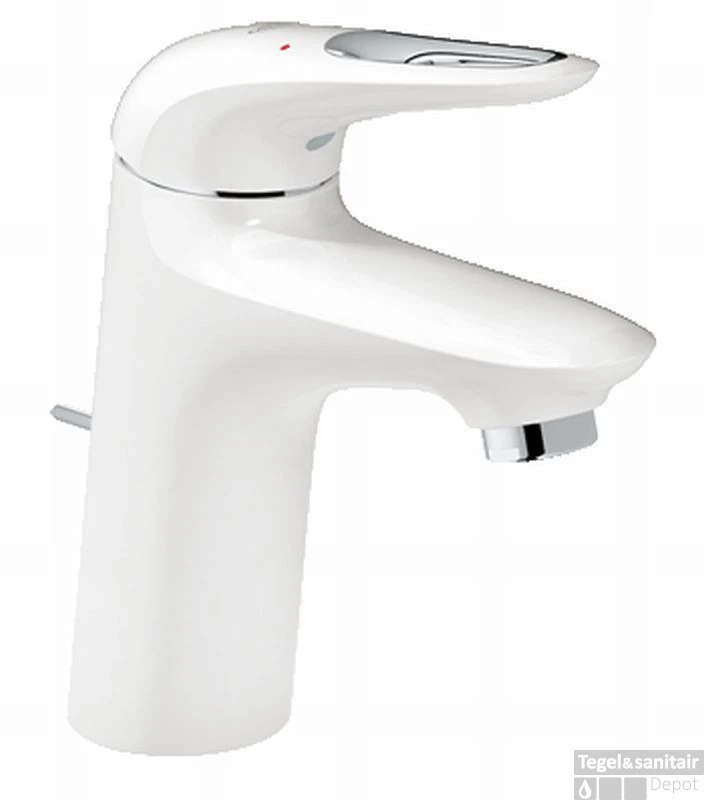 Grohe Eurostyle New M-size Wastafelkraan Met Waste Moonwhite 3 Grohe Eurostyle New M-size Wastafelkraan Met Waste Moonwhite