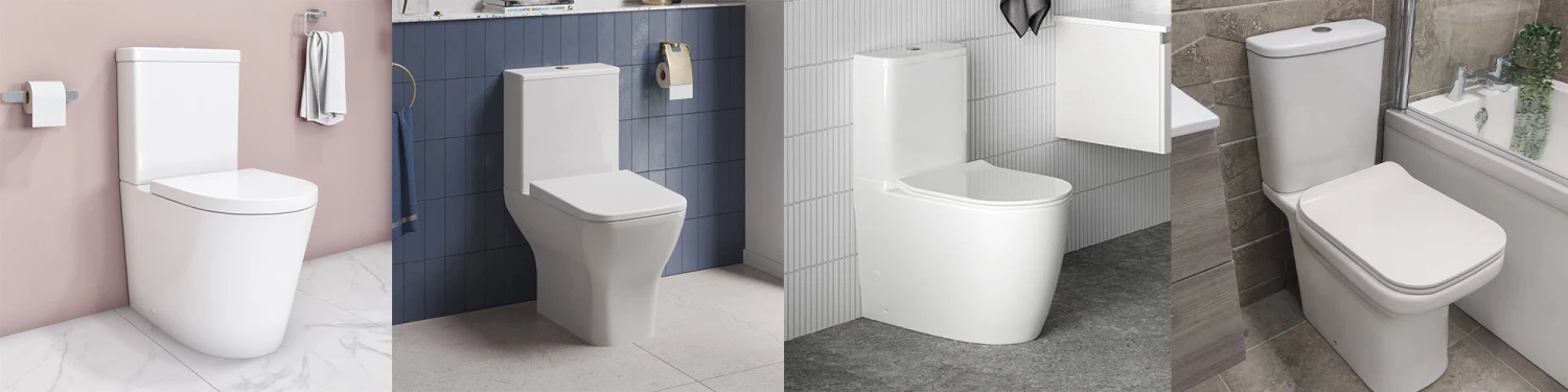 Badkamermeubels -Badkamermeubels Rimless toilets