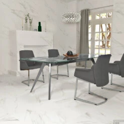 Vloertegel XL Etile Always White Natural Glans 80x80cm (Doosinhoud 1.28m²) -Badkamermeubels always mate 75x150 amb1 1