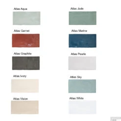 Wandtegel Atlas Vision Mate 7.5x15 Cm Mat Creme (Doosinhoud 0.5 M2) -Badkamermeubels assorti atlas 9