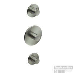 Douchethermostaat Hotbath Buddy Inbouw 2 Stopkranen Geborsteld Nikkel (excl. Inbouwdeel) -Badkamermeubels b007extgn hotbath buddy shop