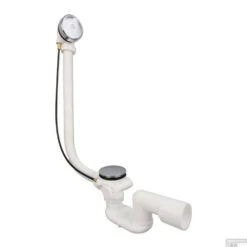 Badafvoer-overloopcombinatie Xenz Inox (RVS Look)