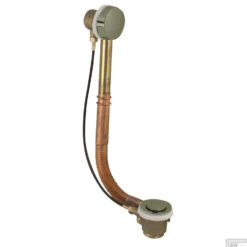 Badafvoer Salenzi Giro Gegalvaniseerd Messing Zwart Chroom