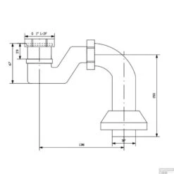 Badafvoer Sapho Charleston Inclusief Sifon Messing Goud 52 Mm -Badkamermeubels badafvoer sapho charleston inclusief sifon messing goud 52 mm tech
