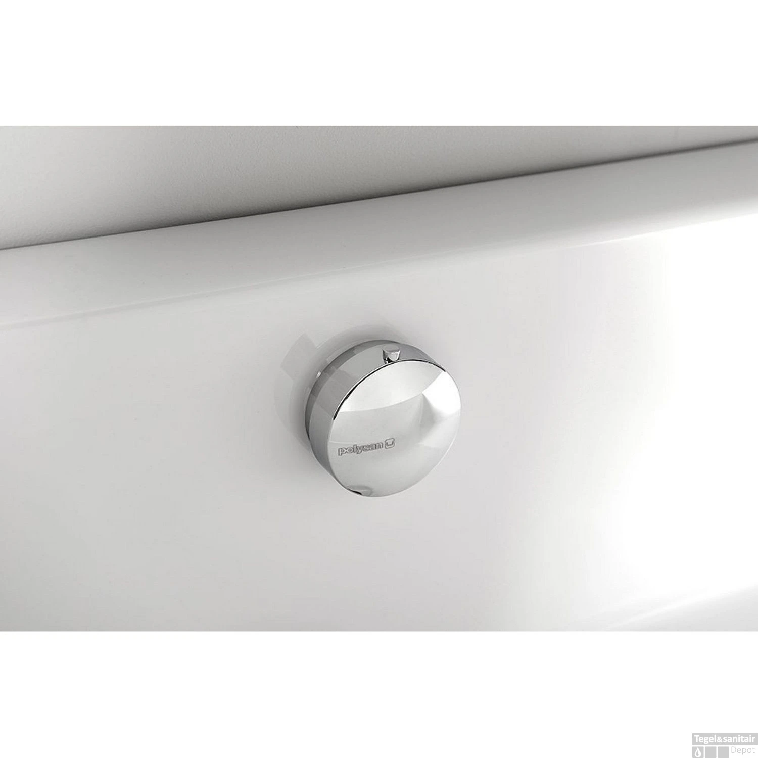 Badafvoercombinatie Polysan Met Waste 72 Mm Chrome 4 Badafvoercombinatie Polysan Met Waste 72 Mm Chrome - Afbeelding 2