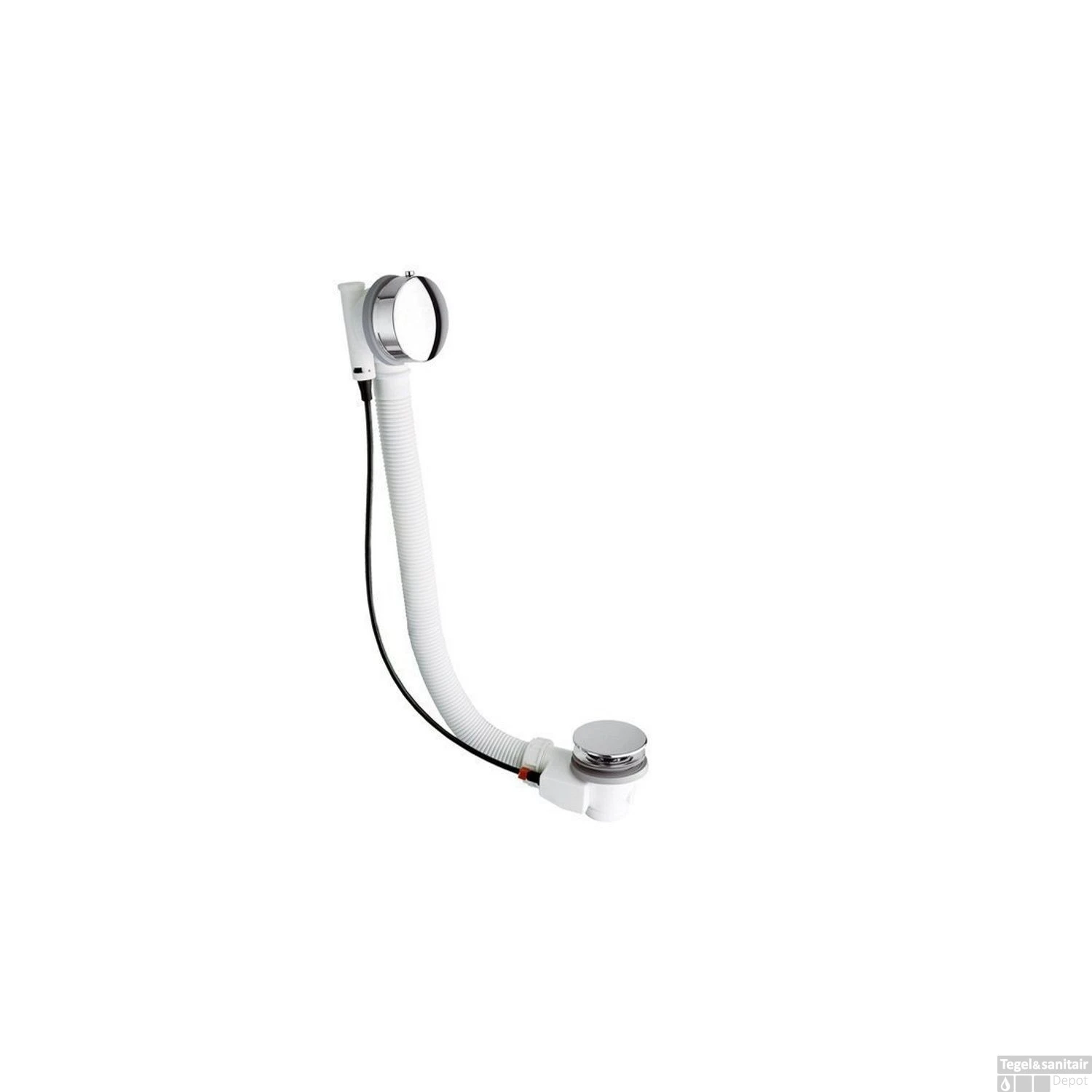 Badafvoercombinatie Polysan Met Waste 72 Mm Chrome 3 Badafvoercombinatie Polysan Met Waste 72 Mm Chrome