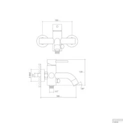 Badkraan Van Marcke Cocoon Bad/Douche Mengkraan Met Handdouche Chroom -Badkamermeubels badkraan van marcke cocoon bad douche mengkraan met handdouche chroom 185448 tech