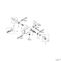 Badthermostaat Wiesbaden Cool Touch Cross Chroom 15 Cm HOH 7 Badthermostaat Wiesbaden Cool Touch Cross Chroom 15 Cm HOH -Badkamermeubels badthermostaat wiesbaden cool touch cross chroom 15 cm hoh tech 2