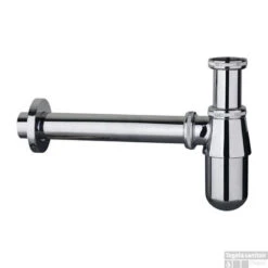 BWS Bekersifon Chroom Rond Inclusief Muurbuis En Rozet 5/4 X 32mm -Badkamermeubels bws bekersifon chroom rond inclusief muurbuis en rozet 5 4 x 32mm 4