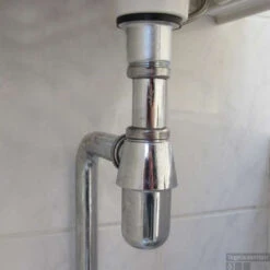 BWS Bekersifon Chroom Rond Inclusief Muurbuis En Rozet 5/4 X 32mm -Badkamermeubels bws bekersifon chroom rond inclusief muurbuis en rozet 5 4 x 32mm 8