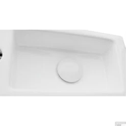 BWS Clickwaste Luxe Laag Model Keramiek 5/4" Wit 7 BWS Clickwaste Luxe Laag Model Keramiek 5/4" Wit -Badkamermeubels bws clickwaste luxe laag model keramiek 5 4inch wit detail