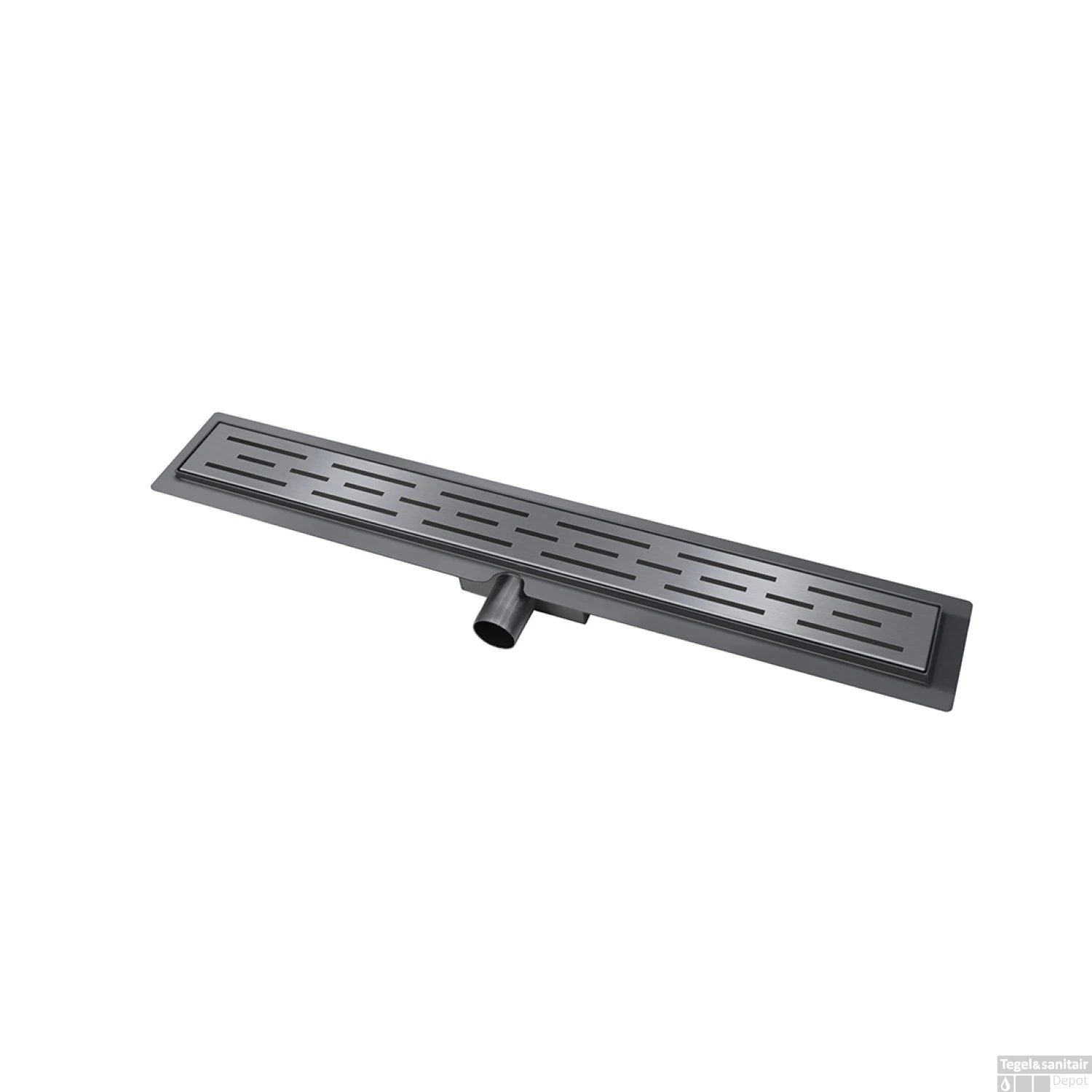 BWS Douchegoot Flens Met Uitneembare Haarfilter 90x7x6.7 Cm Gunmetal 3 BWS Douchegoot Flens Met Uitneembare Haarfilter 90x7x6.7 Cm Gunmetal