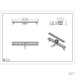 BWS Douchegoot Flens Met Uitneembare Haarfilter 90x7x6.7 Cm Gunmetal 9 BWS Douchegoot Flens Met Uitneembare Haarfilter 90x7x6.7 Cm Gunmetal -Badkamermeubels bws douchegoot flens met uitneembare haarfilter 90x7x6.7 cm gunmetal tech