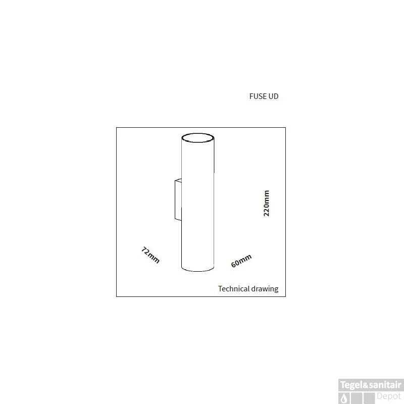 Hanglamp Boss & Wessing Nova 6x7.2x22cm 7.5W IP20 Wit - Afbeelding 2