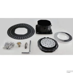 BWS Zijdouche Inbouw Verstelbare Vierkant 13.5x13.5cm Chroom -Badkamermeubels bws zijdouche inbouw verstelbare vierkant 13.5x13.5cm chroom detail1