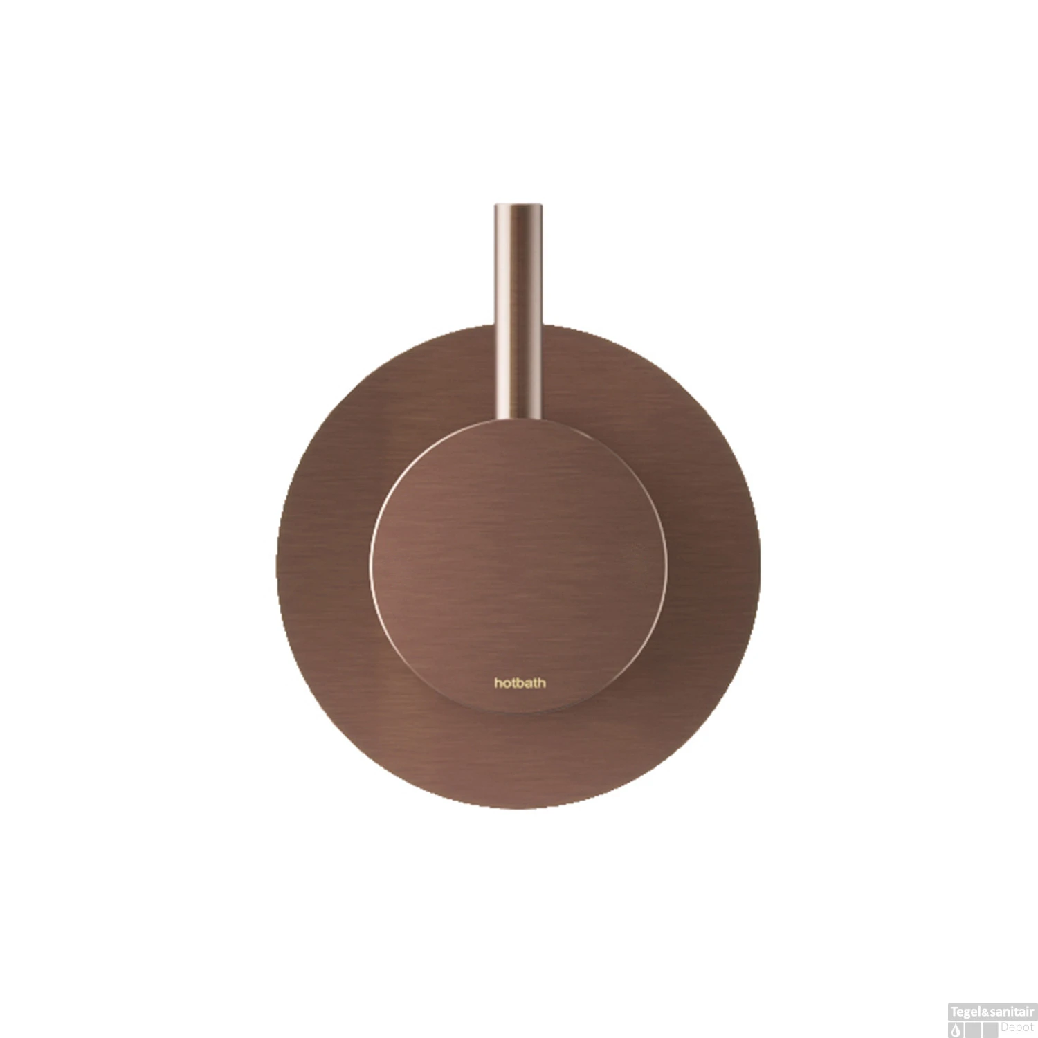 Stopkraan Hotbath Cobber Inbouw Thermostaat Geborsteld Koper (excl. Inbouwdeel) 4 Stopkraan Hotbath Cobber Inbouw Thermostaat Geborsteld Koper (excl. Inbouwdeel) - Afbeelding 2