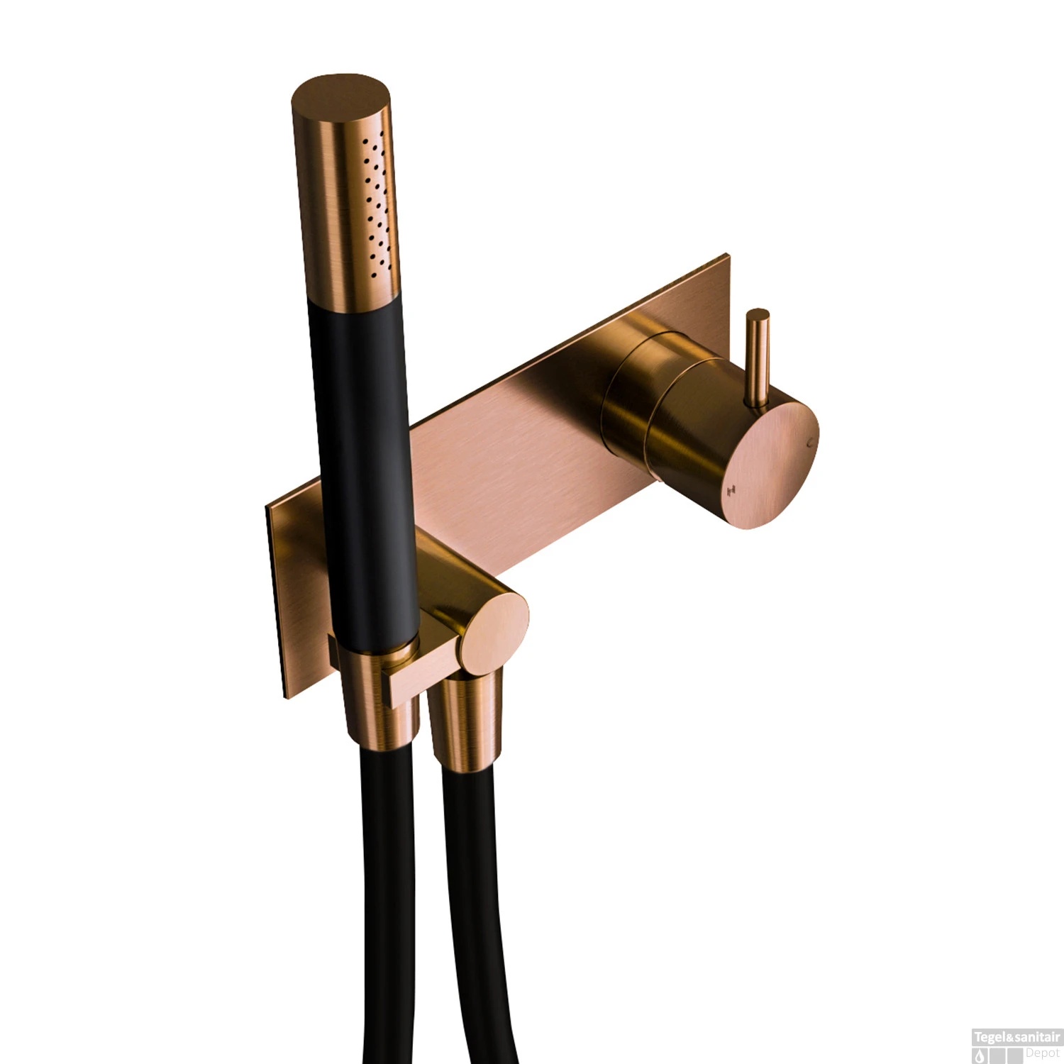 Inbouw Douchemengkraan Hotbath Cobber Incl. Doucheslang En Handdouche Geborsteld Koper 3 Inbouw Douchemengkraan Hotbath Cobber Incl. Doucheslang En Handdouche Geborsteld Koper