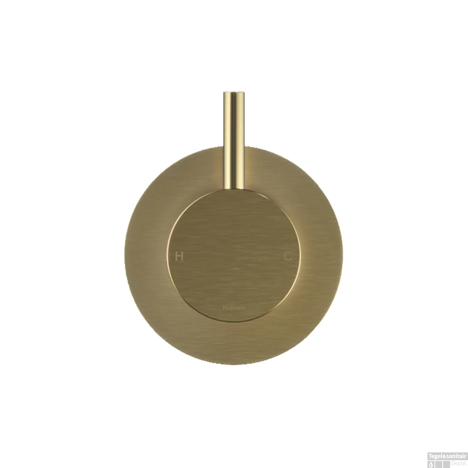 Inbouw Douchemengkraan Hotbath Cobber 1-hendel Geborsteld Messing 5 Inbouw Douchemengkraan Hotbath Cobber 1-hendel Geborsteld Messing - Afbeelding 3