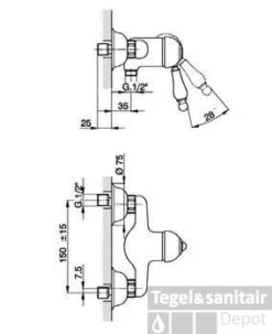 Cisal Arcana Empress Douchemengkraan EM0004412A RVS