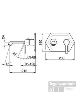 Cisal Cherie Inbouw Wastafelmengkraan CE00551024 Goud 5 Cisal Cherie Inbouw Wastafelmengkraan CE00551024 Goud -Badkamermeubels cisal cherie inbouw wastafelmengkraan ce00551024 goud 1