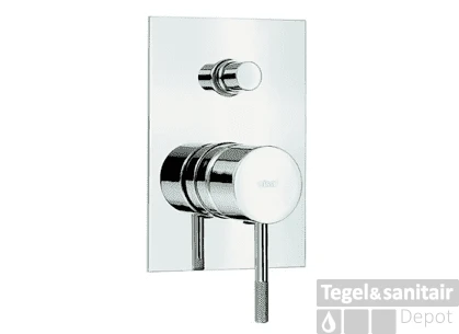 Cisal Less Inbouw Bad/douchemengkraan Met Omsteller LS002100 4 Cisal Less Inbouw Bad/douchemengkraan Met Omsteller LS002100 - Afbeelding 2