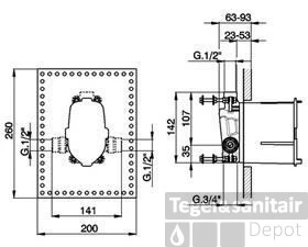 Cisal Less Inbouwdeel ZA004213 4 Cisal Less Inbouwdeel ZA004213 - Afbeelding 2