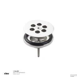 Clou Wash Me Plug Tbv Siliconen Waterstop Chroom