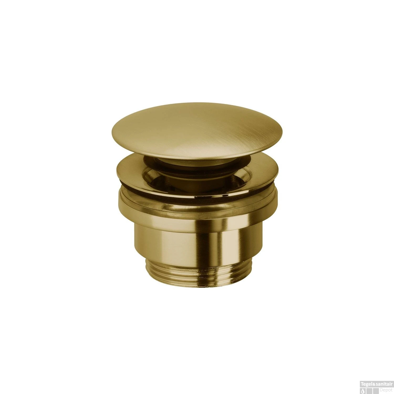 Clickwaste Herzbach Living IX 5/4'' Messing Goud 3 Clickwaste Herzbach Living IX 5/4'' Messing Goud