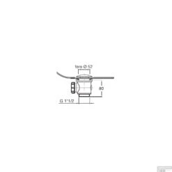 Clickwaste Polysan 6/4 Tbv Ligbaden 52mm Mat Zwart -Badkamermeubels clickwaste polysan 6 4 tbv ligbaden 52mm mat zwart tech