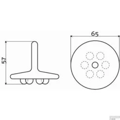Clou Waterstop Wash Me Siliconen Geel -Badkamermeubels clou waterstop wash me siliconen geel tech