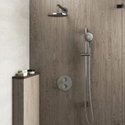 Complete Regendouche Hotbath Get Together IBS1A Inbouwset Met 2-Weg Stop Omstel -Badkamermeubels complete regendouche hotbath buddy inbouwset met 2 weg stop omstel 2 ibs1a