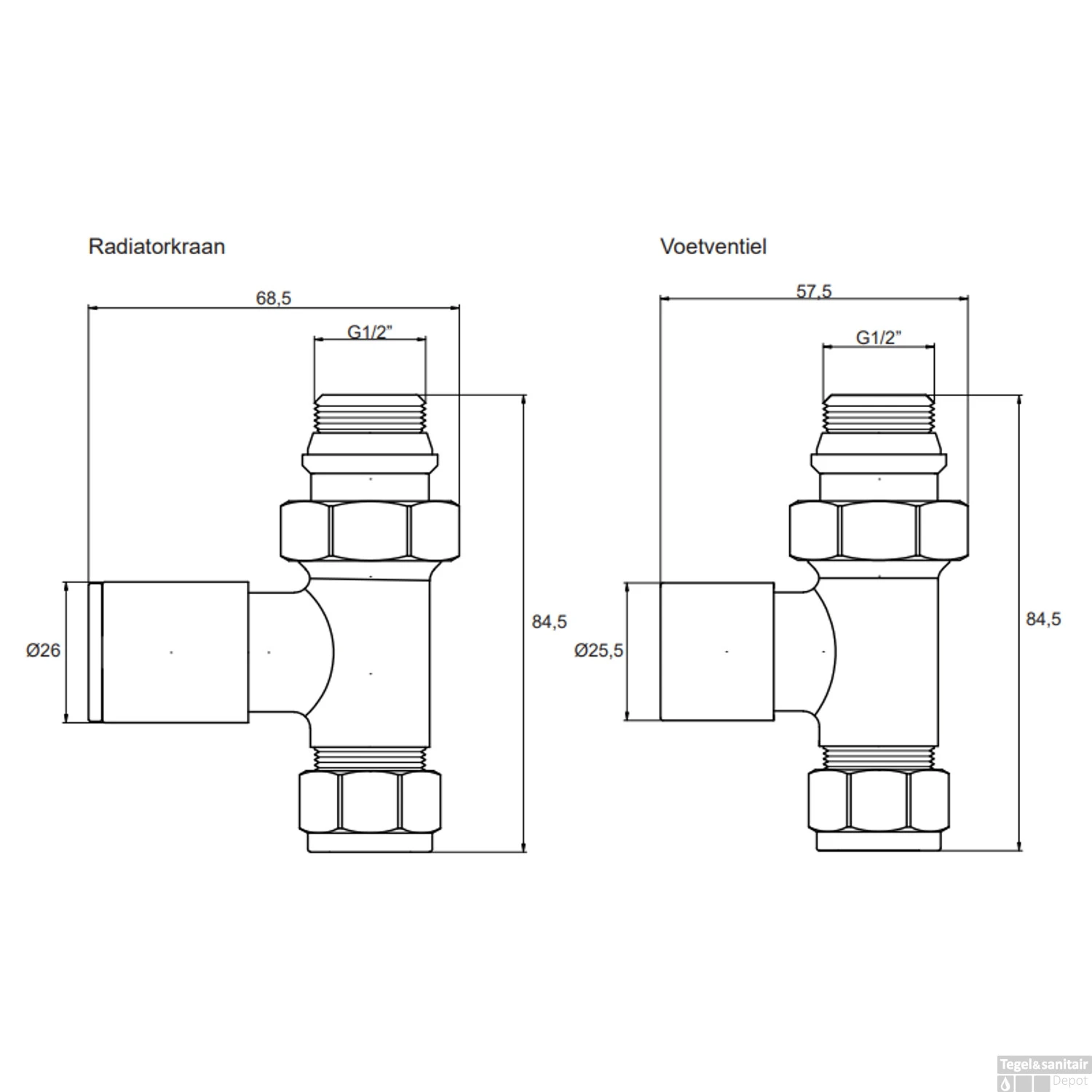 Design Aansluitset Radiator Plieger Como Recht Inclusief Koppeling 15 Mm Mat Zwart 4 Design Aansluitset Radiator Plieger Como Recht Inclusief Koppeling 15 Mm Mat Zwart - Afbeelding 2