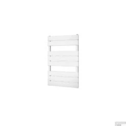 Designradiator Boss & Wessing Genuo Met Middenaansluiting 80 X 55 Cm 405 Watt Wit Structuur