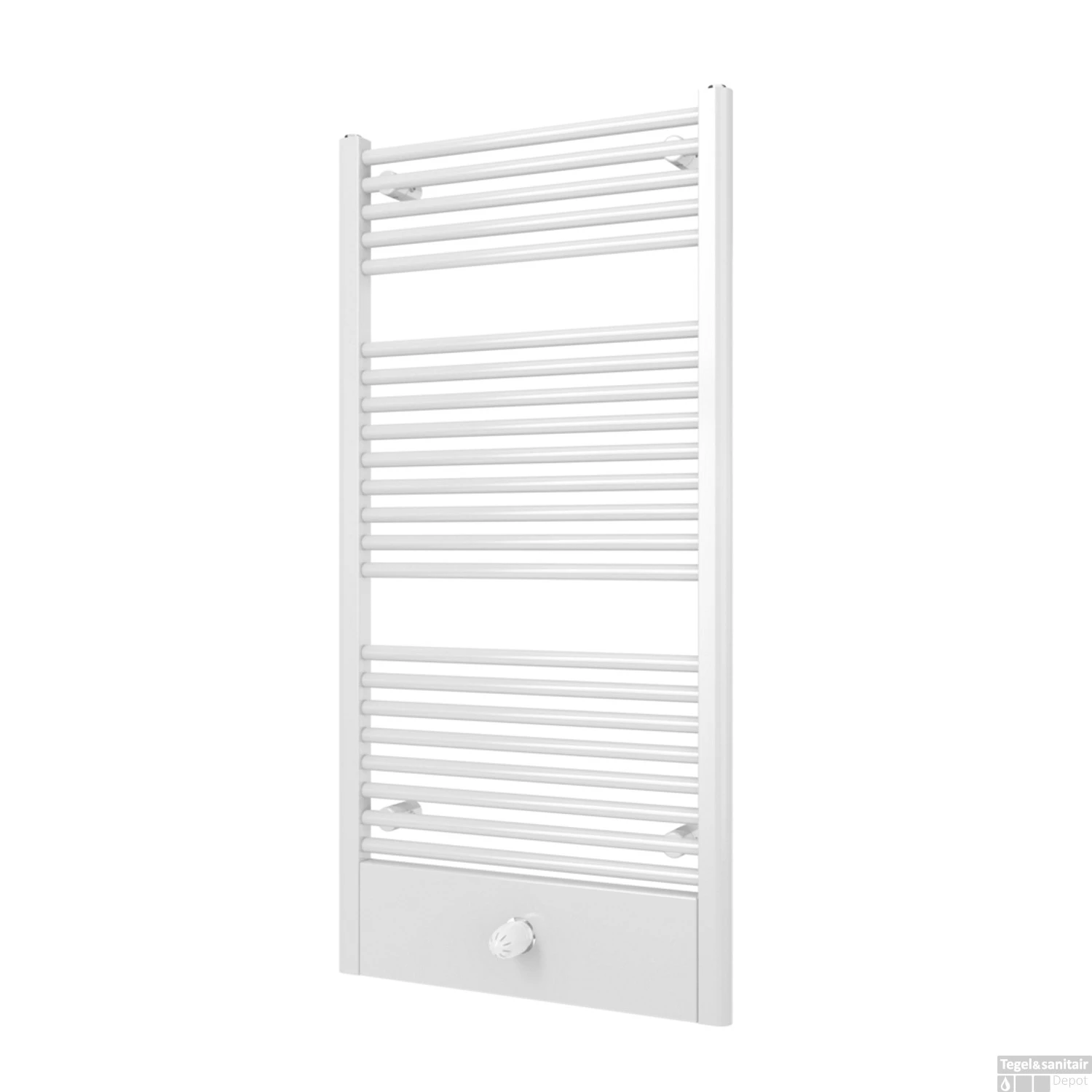 Handdoekradiator Locco 1215 X 600 Mm Zilver Metallic