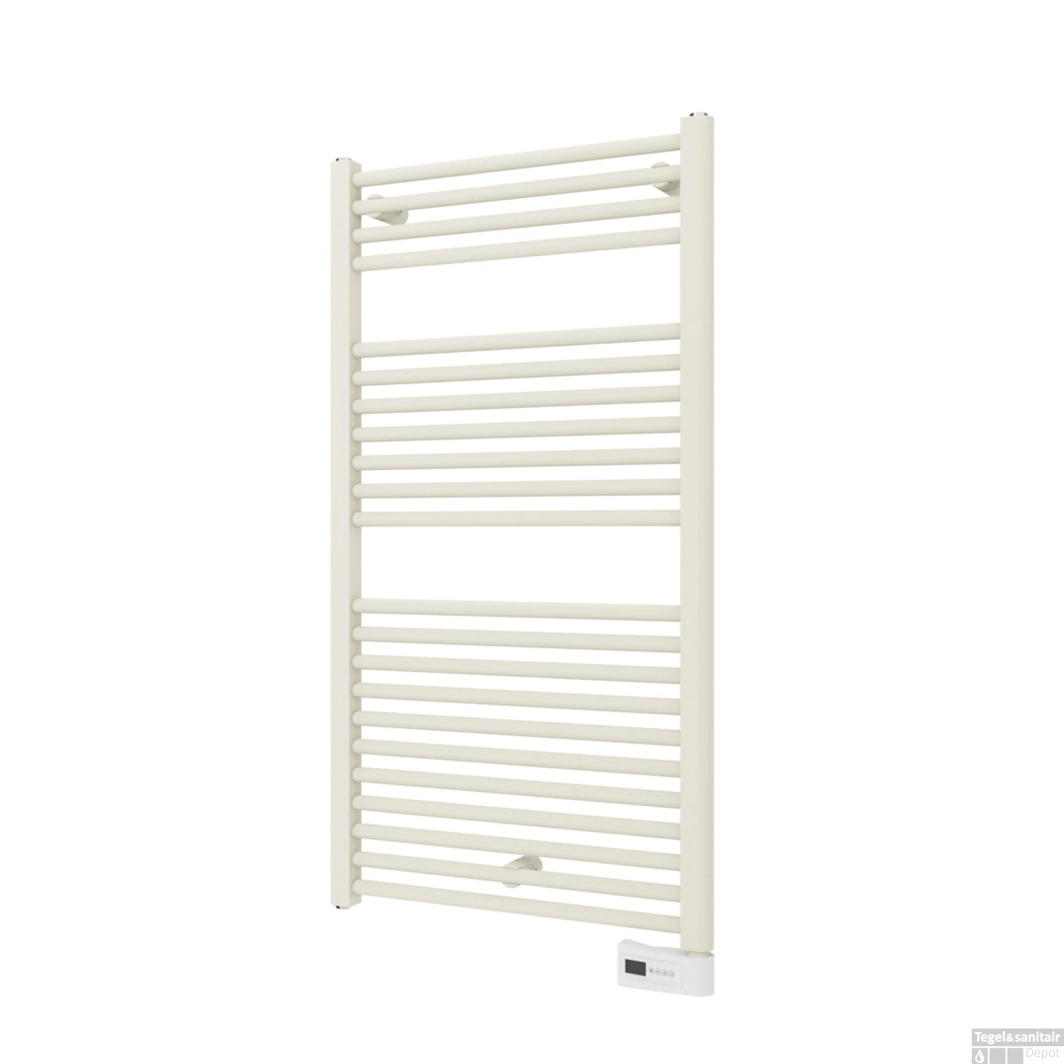 Designradiator Elektrisch Boss & Wessing Palian-EL 111,1x60 Cm 600 Watt Wit Structuur