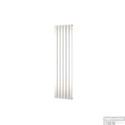 Designradiator Plieger Cavallino Retto Enkel 999 Watt Middenaansluiting 200x45 Cm Zilver Metallic