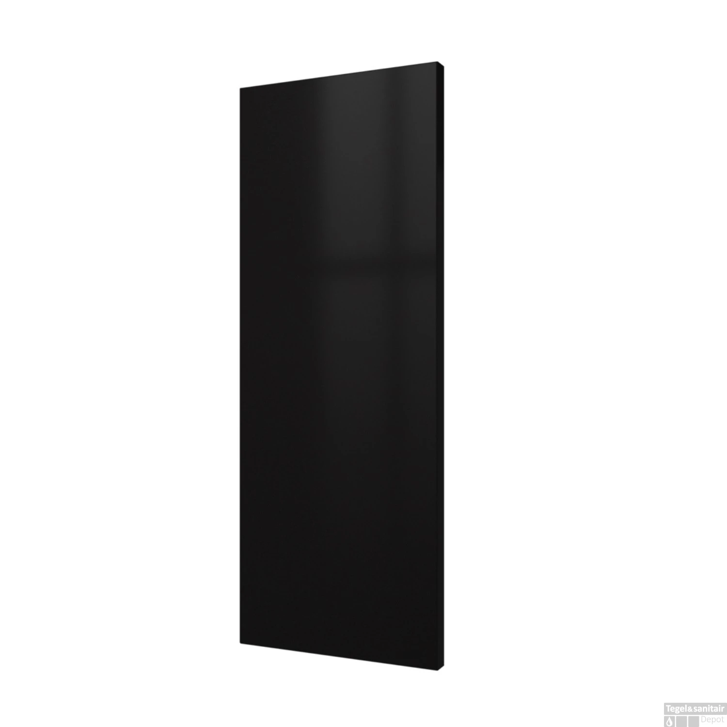 Designradiator Plieger Perugia 549 Watt Middenaansluiting 120,6x45,6 Cm Antraciet Metallic