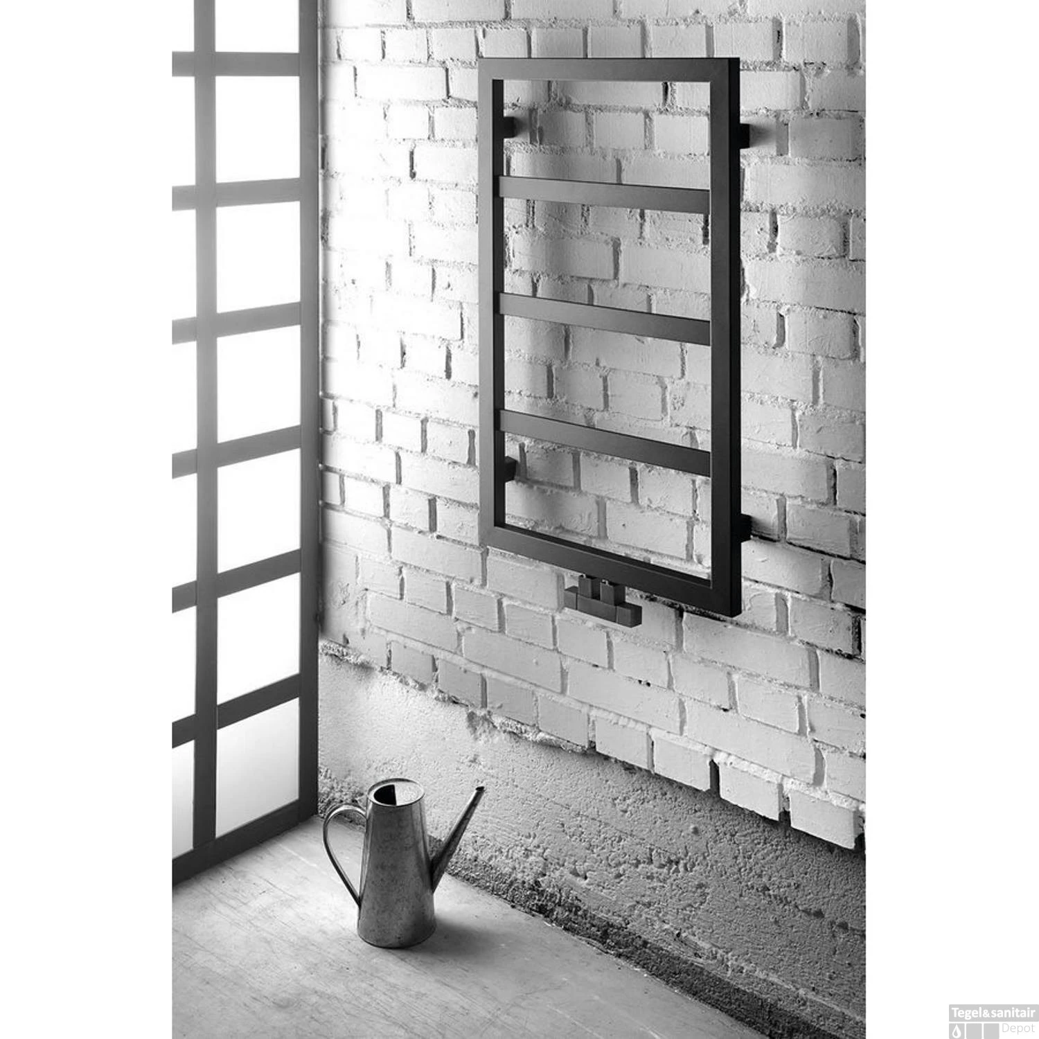 Designradiator Sapho Denali 55x133.6 Cm 411W Antraciet 5 Designradiator Sapho Denali 55x133.6 Cm 411W Antraciet - Afbeelding 3