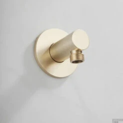 Doucheaansluiting Wand Boss & Wessing Plus Mat Goud -Badkamermeubels doucheaansluiting wand boss wessing plus mat goud 2