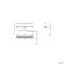 Douchegoot Best Design Nancy Met Flens 70x7x7 Cm RVS Mat Goud -Badkamermeubels douchegoot best design black met flens 70x7x6.7cm rvs mat goud tech