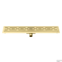 Douchegoot Best Design Nancy Met Flens 100x7x7 Cm RVS Mat Goud